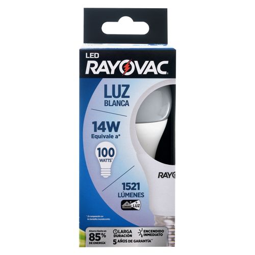 Bombillo Rayovac Led 14W Luz Blanca
