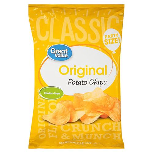 Papas Great Value Originales Single -28gr