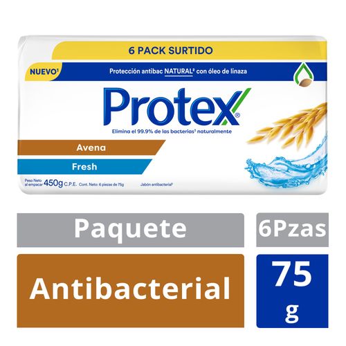 Jabón Antibacterial Protex Mix 75 g 6 Pack
