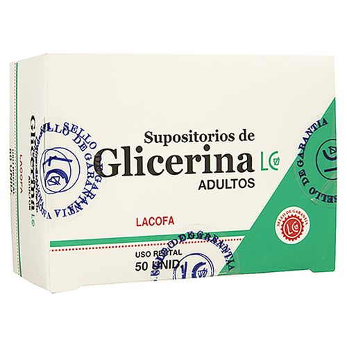 Glicerina 2.5Mg, Precio indicado por unidad