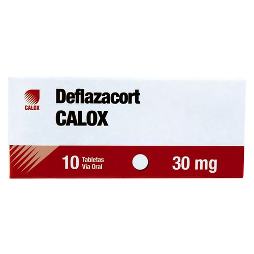 Deflazacort 30 mg caja 30 comprimidos - Precio indicado por comprimido