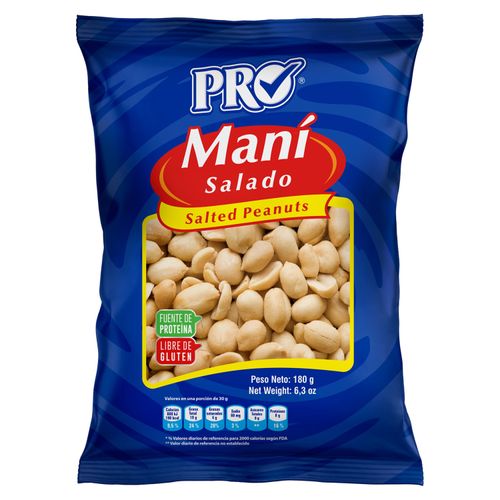 Maní Pro salado Gluten Free -180 g