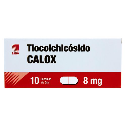Tiocolchicosido 8 mg caja 10 comprimidos - Precio indicado por comprimido