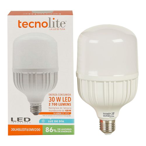 Bombillo Tecnolite LED 30W100-240V6500KE272700LM