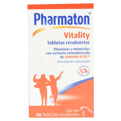 Pharmaton Vitality X30 Tab X Caja