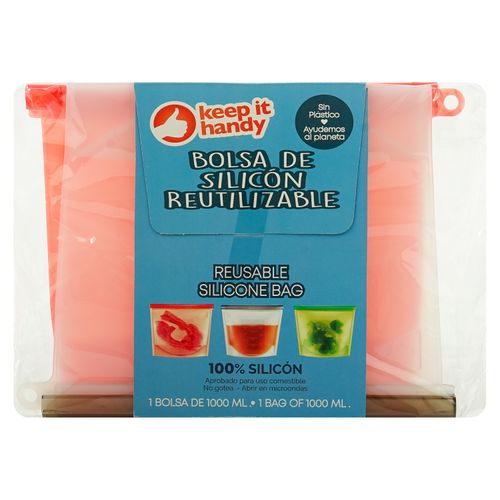 Set Bolsa Keep Silicón Abre Fácil 1000ml