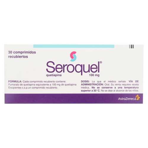Seroquel 100Mg X30 Comp