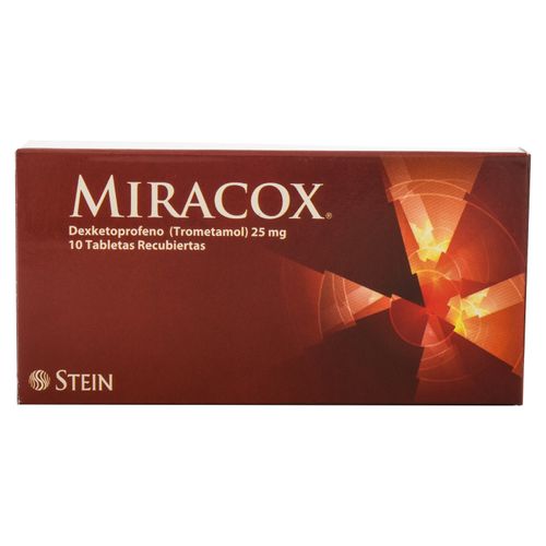 Miracox 25Mg, Precio indicado por unidad