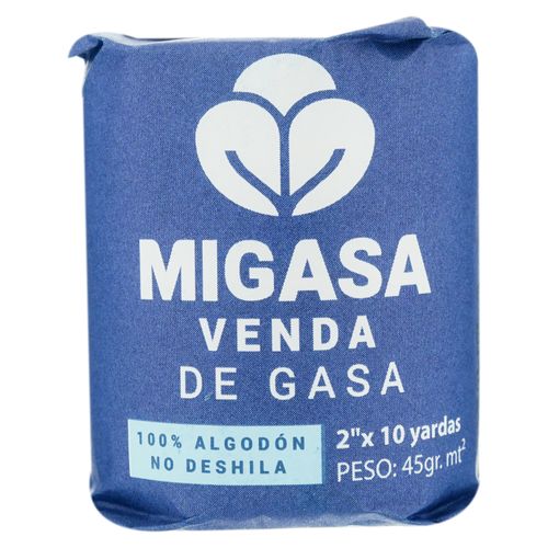 Venda de gasa Migasa 2"x 10 yardas