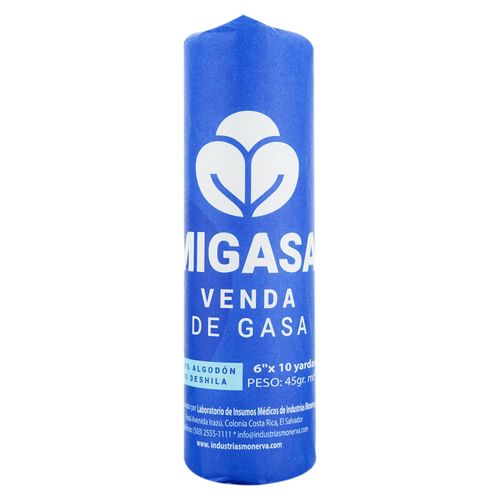 Venda de gasa Migasa 6"x 10 yardas