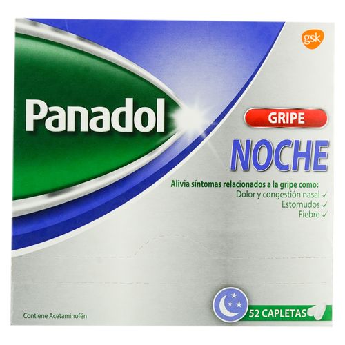 Panadol Gripe Noche, Precio indicado por unidad