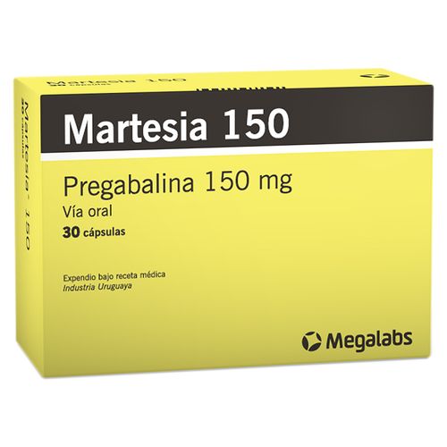 Martesia 150 mg caja 30 cápsulas - Precio indicado por caja