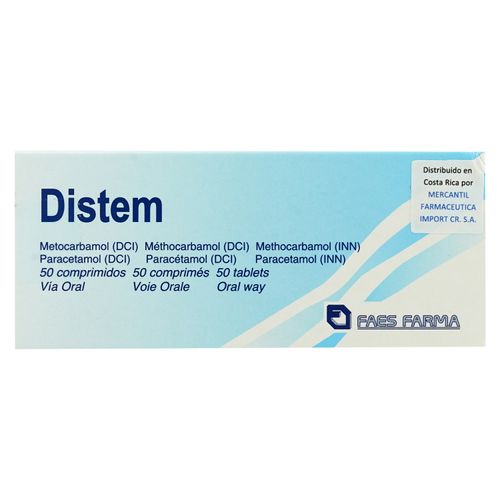 Distem 380 mg caja 50 comprimidos - Precio indicado por comprimido