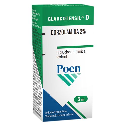 Solución oftálmica Poen glaucotensil dorzolamida 2% - 5 ml
