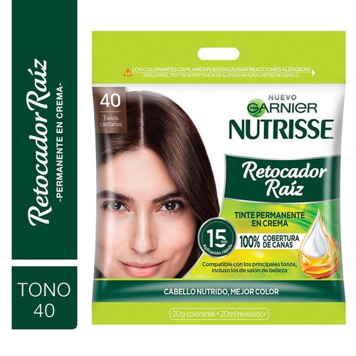 Tinte De Cabello En Crema Garnier Nutrisse Retocador Raiz 4.0