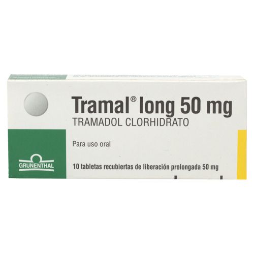 Tramal Long 50 Mg X10 Tabletas