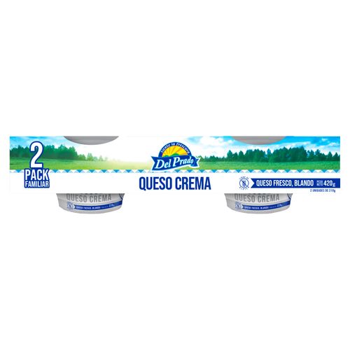 Queso Crema del Prado familiar 2 pack - 420 g