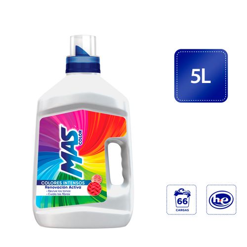 Detergente Líquido MAS Color -5Lt