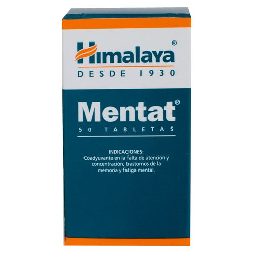 Mentat Tabletas Himalaya - 50 Unidades