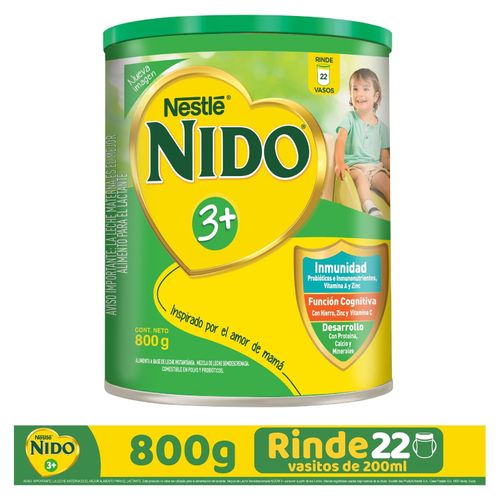 NIDO® 3+ Desarrollo® Lata 800g