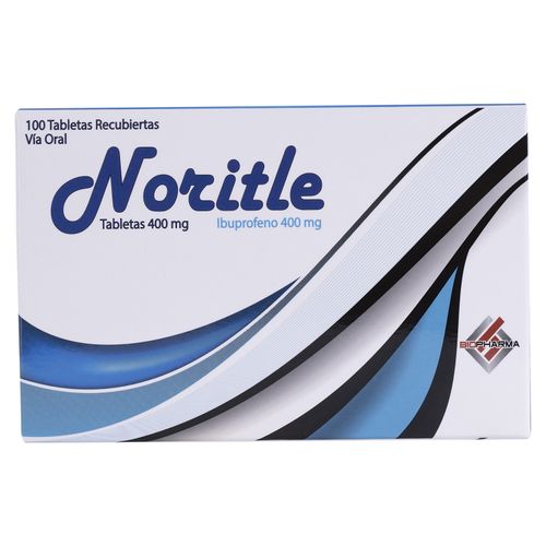 Noritle 400mg, Precio indicado por unidad