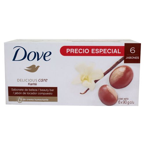 Jabón Dove Karité 6 Pack - 540 g
