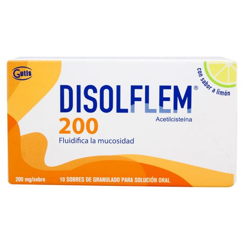 Disoflem Mucolitico 200Mg, Precio indicado por unidad