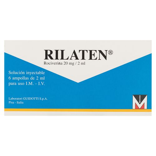 Rilaten 2ml x6, Precio indicado por unidad