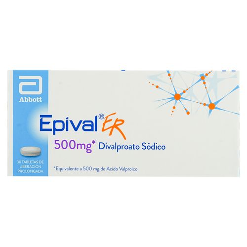 Epival Er 500 Mg X30 Tabletas