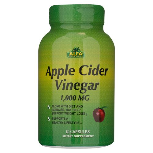Vinagre de sidra de manzana Alfa Vitamin frasco 60 cápsulas - Precio indicado por frasco