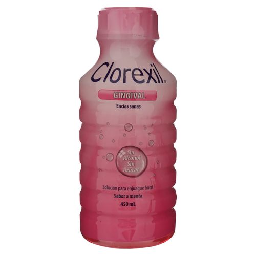 Enjuague bucal Clorexil gingival sin alcohol ni azúcar - 450 ml