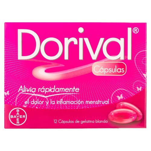 Dorival Liqui-Gels 200 mg, Caja 12 Cápsulas