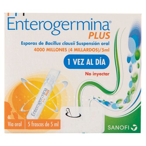 Enterogermina Plus 5 ml, Precio indicado por ampolla