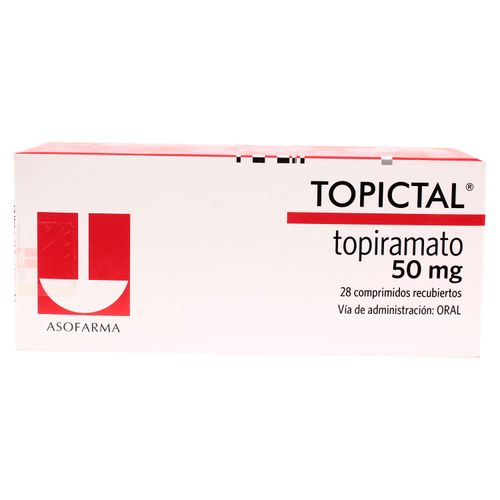 Topictal 50 Mg X28