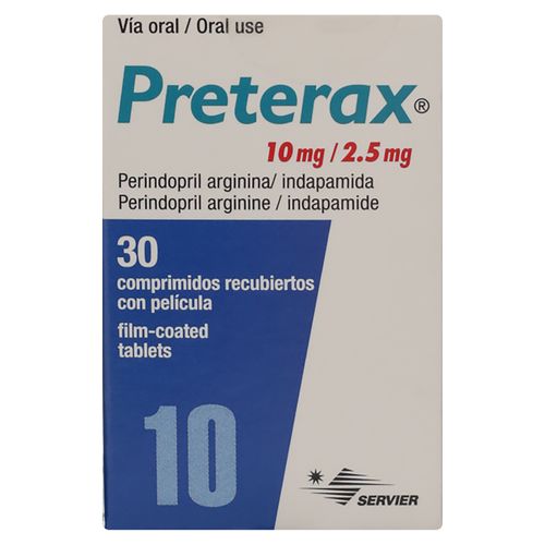 Comprimidos Recubiertos Servier Preterax