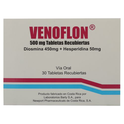 Venoflon 500 mg caja 30 comprimidos - Precio indicado por caja