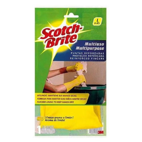Guantes Scotch Brite Amarillo Multiuso - 2Uds