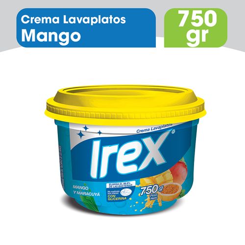 Lavaplatos Irex Crema Mango Maracuya -750gr