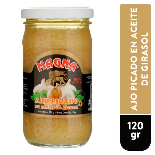 Ajo Magna en aceite de girasol - 120 g