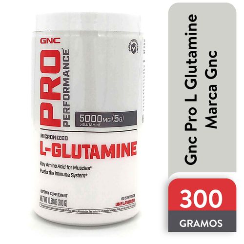 Gnc Pro L Glutamine Gnc - 300g