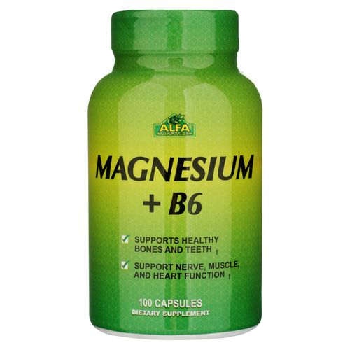 Magnesio Alfa Vitamins B6 frasco 100 cápsulas - Precio indicado por frasco