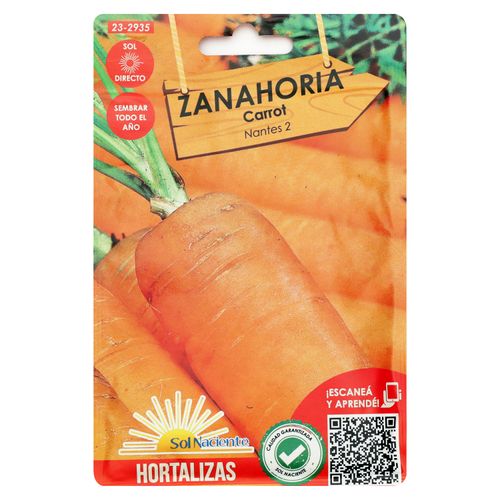 Semillas Sol Naciente Zanahoria
