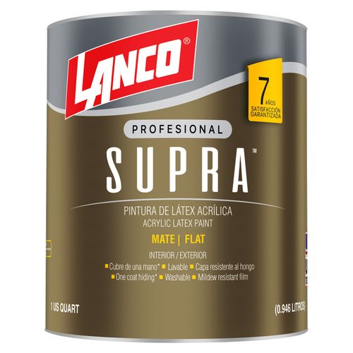 Pintura Lanco supra accent -cuarto Galón