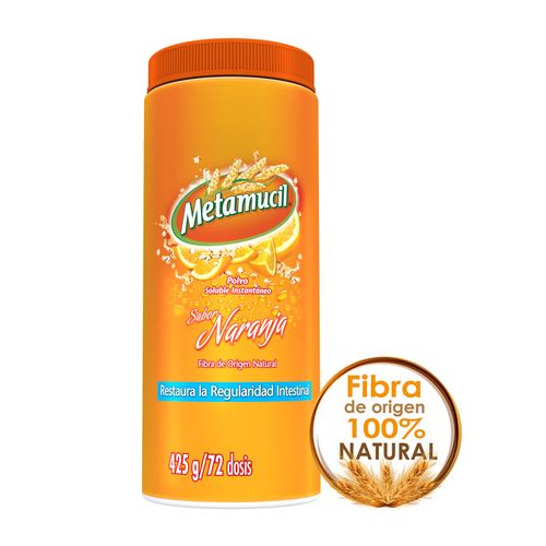 Fibra Metamucil sabor naranja - 425 g