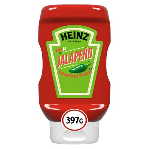 Ketchup Tomate Heinz Jalapeño Botella - 397g