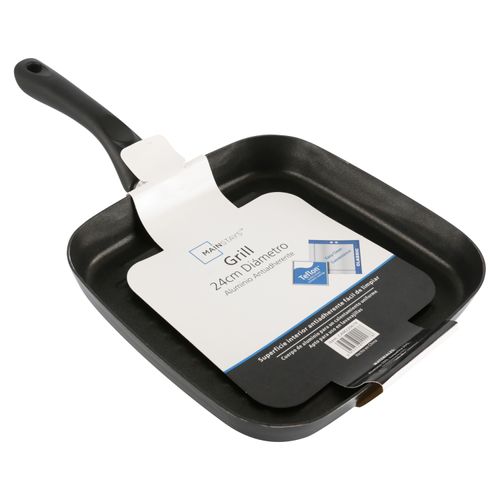 Parrilla antiadherente Mainstays, de aluminio de 24 cm. Modelo: CAM220619