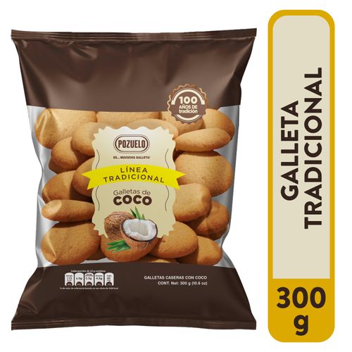 Galleta Pozuelo Casera Coco - 300 g