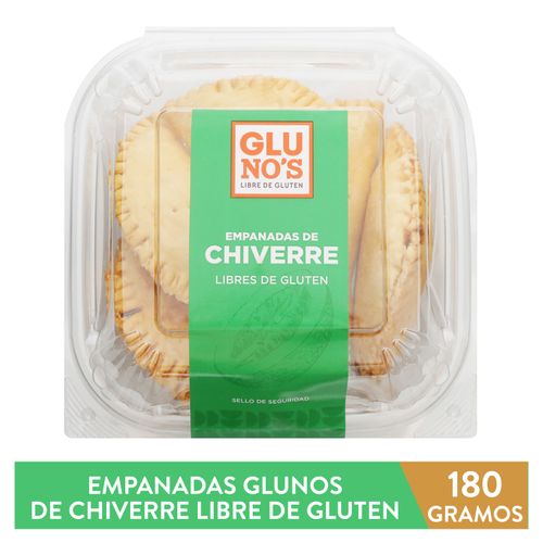 Empanadas de chiverre Gluno's libres de gluten - 180 g