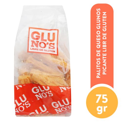 Palitos De Queso Glunos Picante Libre De Gluten - 75 g