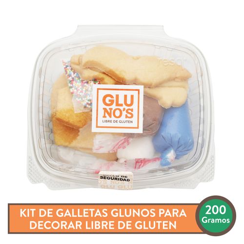 Kit De Galletas Glunos Para Decorar Libre De Gluten - 200 g